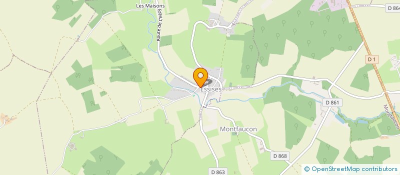 localisation de l'entreprise COMMUNE DE LA CHAPELLE SUR CHEZY  LA CHAPELLE-SUR-CHEZY