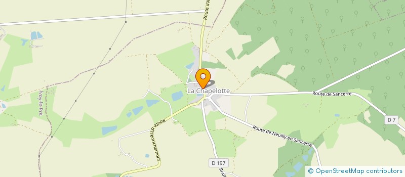 localisation de l'entreprise COMMUNE DE LA CHAPELOTTE  LA CHAPELOTTE