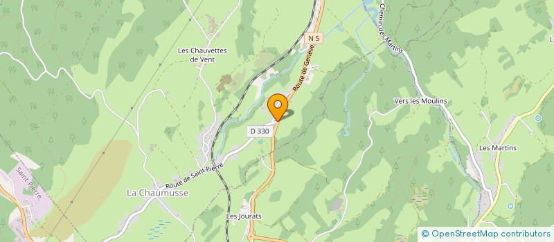 localisation de l'entreprise COMMUNE DE LA CHAUMUSSE  LA CHAUMUSSE