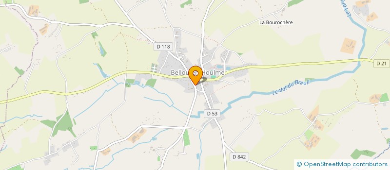 localisation de l'entreprise COMMUNE DE LA COULONCHE à LA COULONCHE