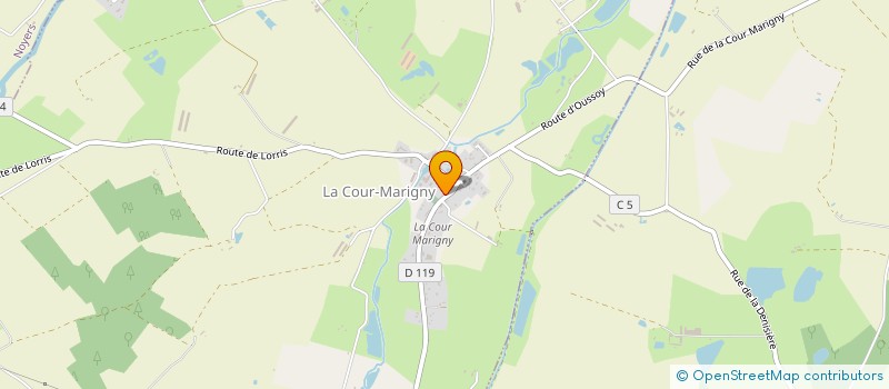localisation de l'entreprise COMMUNE DE LA COUR MARIGNY  LA COUR-MARIGNY