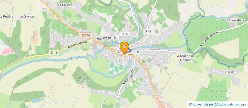 localisation de l'entreprise COMMUNE DE LA COUTURE à LA COUTURE