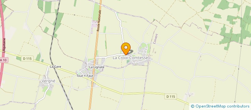 localisation de l'entreprise COMMUNE DE LA CROIX COMTESSE  LA CROIX-COMTESSE