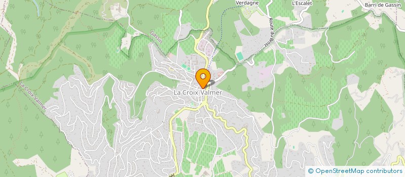 localisation de l'entreprise COMMUNE DE LA CROIX VALMER à LA CROIX-VALMER