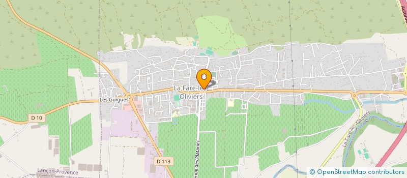 localisation de l'entreprise COMMUNE DE LA FARE LES OLIVIERS à LA FARE-LES-OLIVIERS