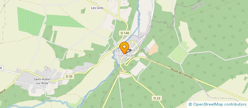 localisation de l'entreprise COMMUNE DE LA FERRIERE SUR RISLE  LA FERRIERE-SUR-RISLE