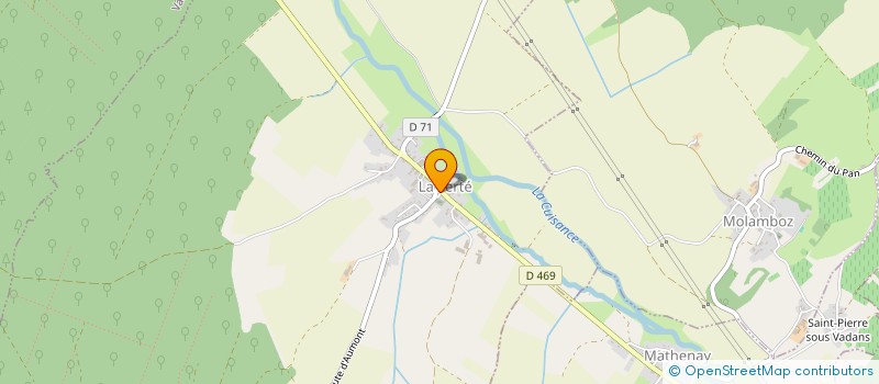 localisation de l'entreprise COMMUNE DE LA FERTE  LA FERTE