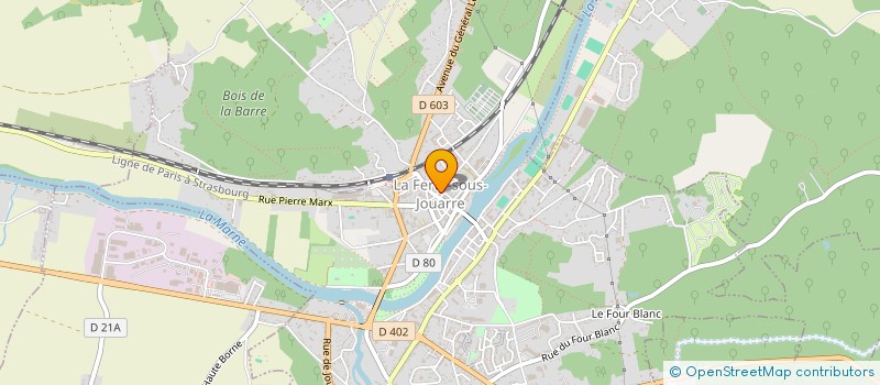 localisation de l'entreprise COMMUNE DE LA FERTE-SOUS-JOUARRE à LA FERTE-SOUS-JOUARRE