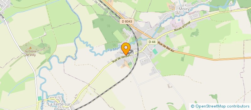 localisation de l'entreprise COMMUNE DE LA FERTE SUR CHIERS  LA FERTE-SUR-CHIERS