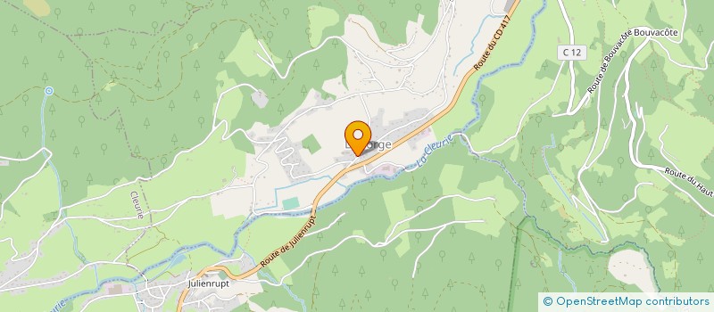 localisation de l'entreprise COMMUNE DE LA FORGE  LA FORGE