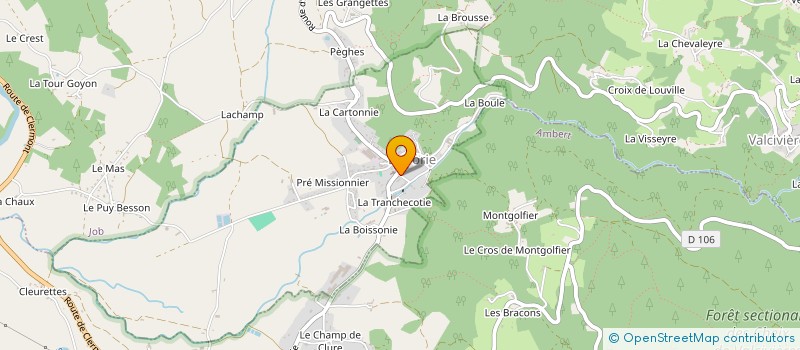 localisation de l'entreprise COMMUNE DE LA FORIE  LA FORIE