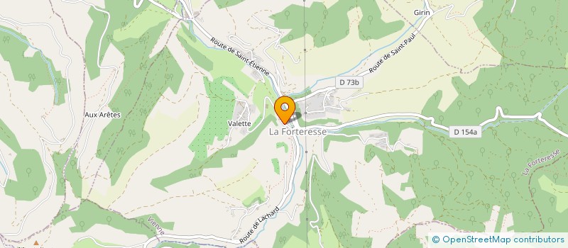 localisation de l'entreprise COMMUNE DE LA FORTERESSE  LA FORTERESSE