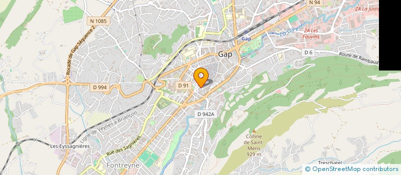 localisation de l'entreprise COMMUNE DE LA FREISSINOUSE  LA FREISSINOUSE