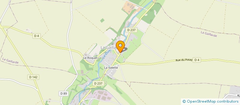 localisation de l'entreprise COMMUNE DE LA GAILLARDE  LA GAILLARDE