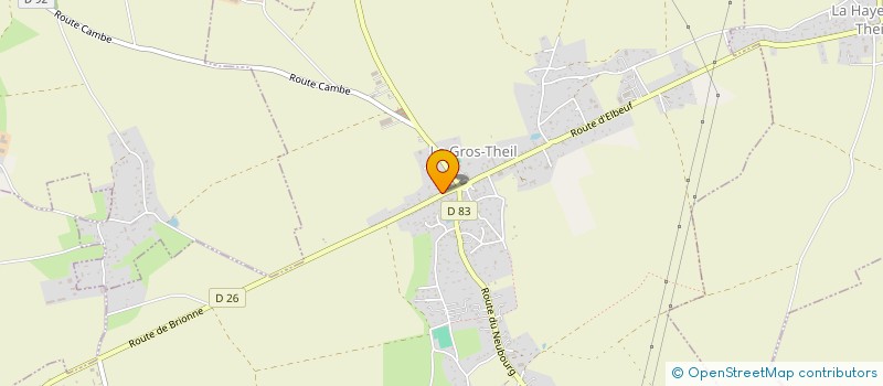 localisation de l'entreprise COMMUNE DE LA HAYE DU THEIL  LA HAYE-DU-THEIL