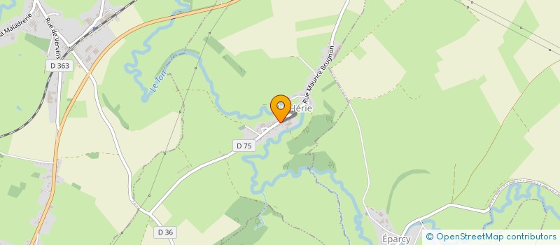 localisation de l'entreprise COMMUNE DE LA HERIE  LA HERIE