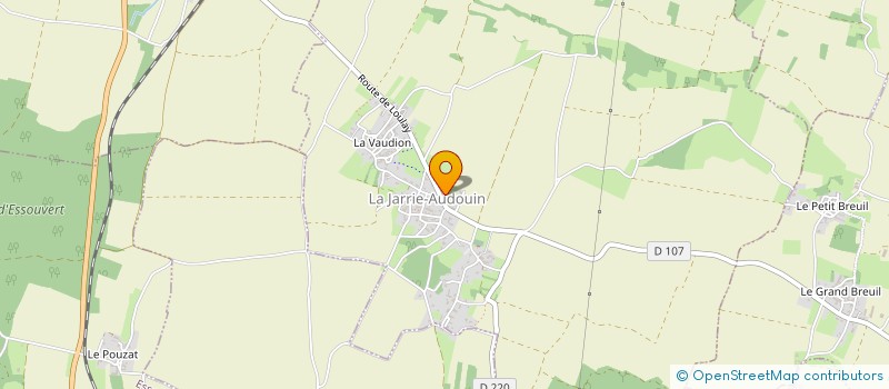 localisation de l'entreprise COMMUNE DE LA JARRIE AUDOUIN  LA JARRIE-AUDOUIN