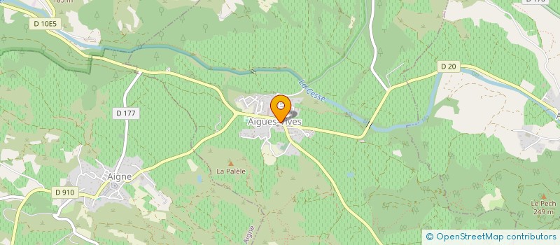 localisation de l'entreprise COMMUNE DE LA LIVINIERE  LA LIVINIERE