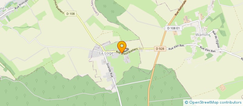 localisation de l'entreprise COMMUNE DE LA LOGE  LA LOGE