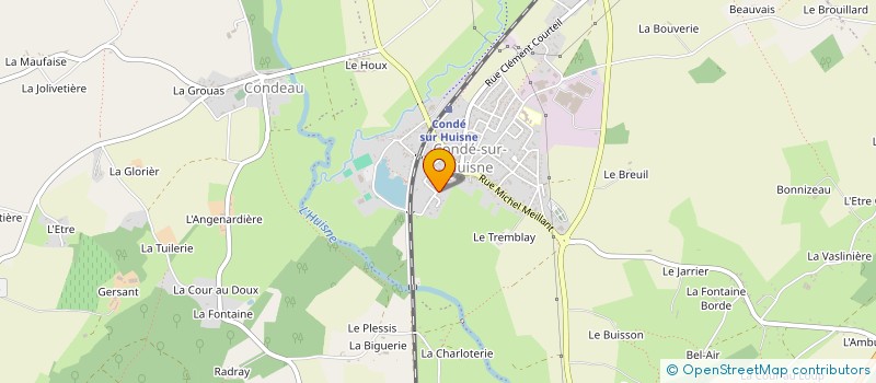localisation de l'entreprise COMMUNE DE LA MADELEINE BOUVET à LA MADELEINE-BOUVET