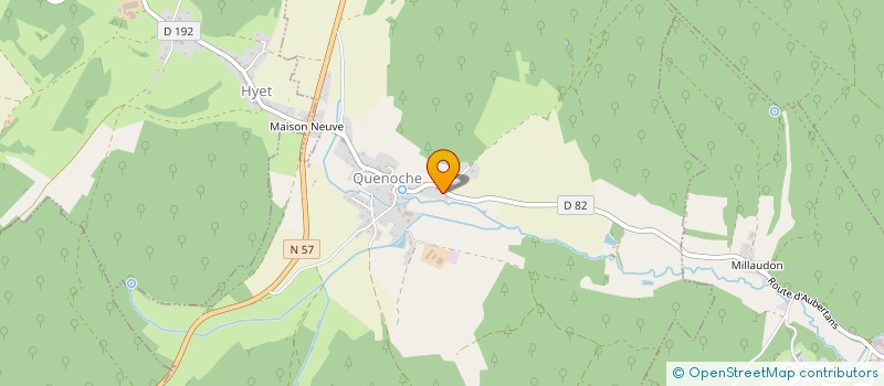 localisation de l'entreprise COMMUNE DE LA MALACHERE  LA MALACHERE