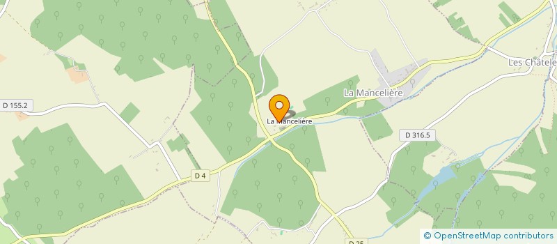 localisation de l'entreprise COMMUNE DE LA MANCELIERE à LA MANCELIERE