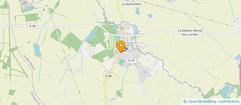 localisation de l'entreprise COMMUNE DE LA MERLATIERE  LA MERLATIERE