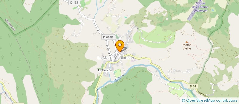 localisation de l'entreprise COMMUNE DE LA MOTTE CHALANCON  LA MOTTE-CHALANCON