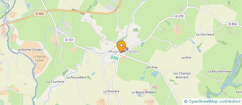 localisation de l'entreprise COMMUNE DE LA MOTTE FOUQUET à LA MOTTE-FOUQUET