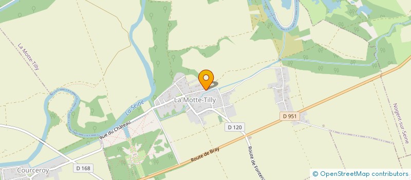 localisation de l'entreprise COMMUNE DE LA MOTTE TILLY  LA MOTTE-TILLY