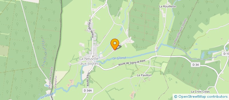 localisation de l'entreprise COMMUNE DE LA NEUVILLE-AUX-JOUTES  LA NEUVILLE-AUX-JOUTES