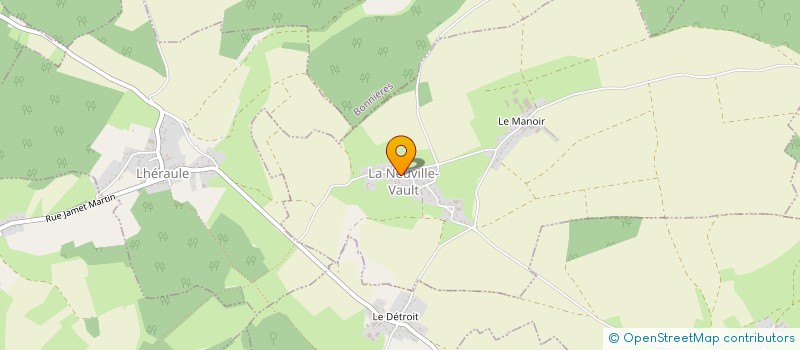 localisation de l'entreprise COMMUNE DE LA NEUVILLE VAULT  LA NEUVILLE-VAULT
