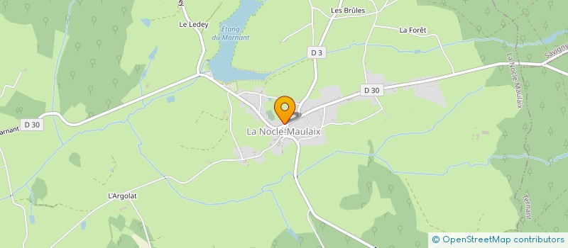 localisation de l'entreprise COMMUNE DE LA NOCLE MAULAIX  LA NOCLE-MAULAIX