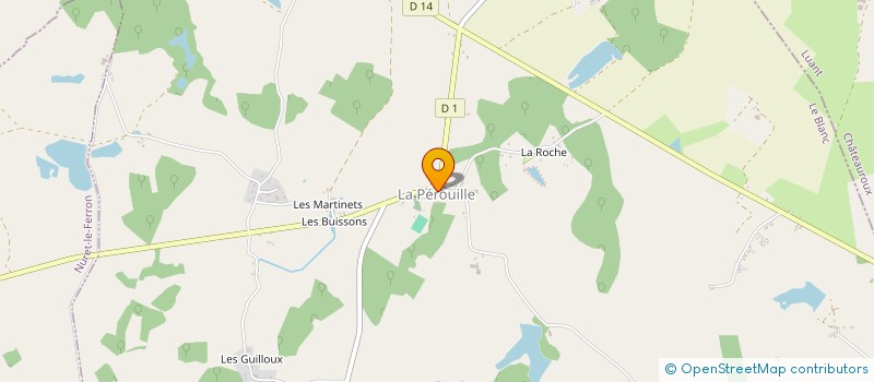 localisation de l'entreprise COMMUNE DE LA PEROUILLE à LA PEROUILLE