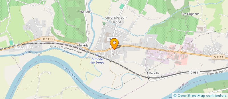 localisation de l'entreprise COMMUNE DE LA REOLE à LA REOLE