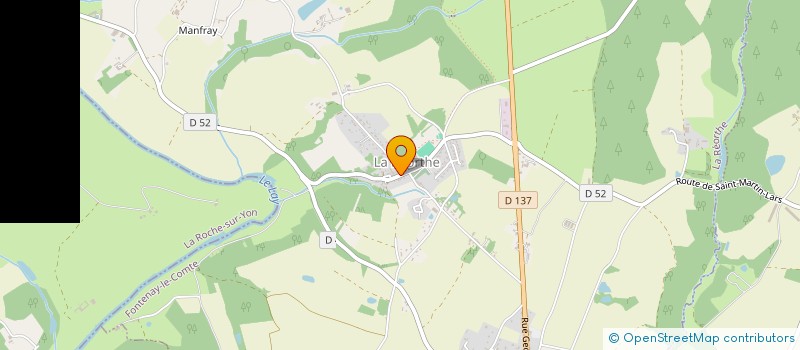 localisation de l'entreprise COMMUNE DE LA REORTHE  LA REORTHE