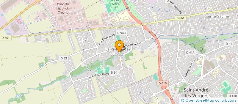 localisation de l'entreprise COMMUNE DE LA RIVIERE-DE-CORPS  LA RIVIERE-DE-CORPS