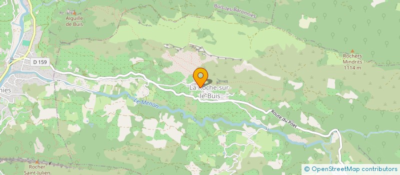 localisation de l'entreprise COMMUNE DE LA ROCHE SUR LE BUIS  LA ROCHE-SUR-LE-BUIS