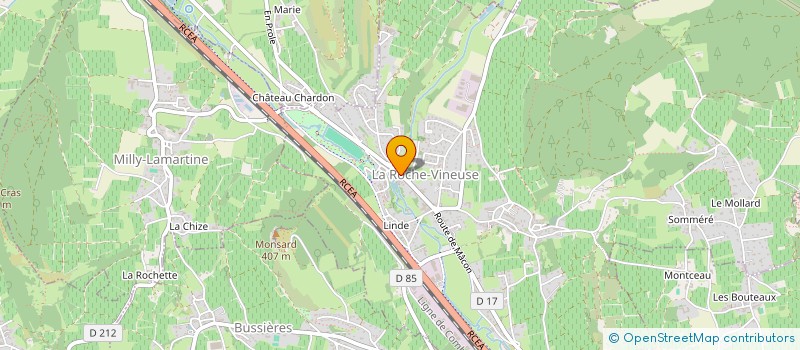 localisation de l'entreprise COMMUNE DE LA ROCHE VINEUSE  LA ROCHE-VINEUSE
