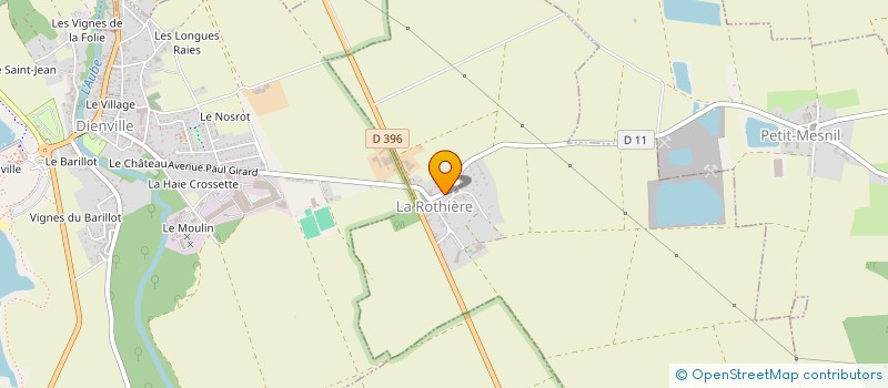 localisation de l'entreprise COMMUNE DE LA ROTHIERE  LA ROTHIERE