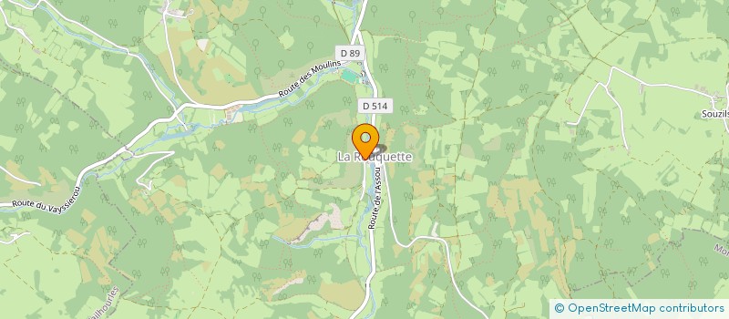 localisation de l'entreprise COMMUNE DE LA ROUQUETTE  LA ROUQUETTE