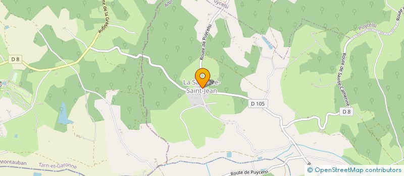 localisation de l'entreprise COMMUNE DE LA SAUZIERE SAINT JEAN  LA SAUZIERE-SAINT-JEAN