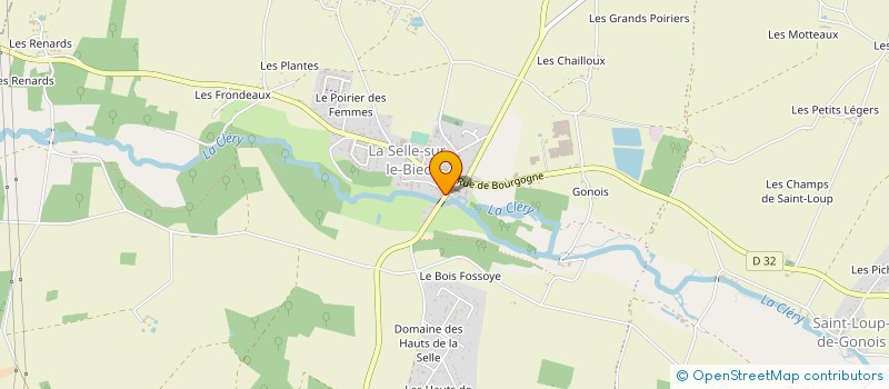 localisation de l'entreprise COMMUNE DE LA SELLE-SUR-LE-BIED à LA SELLE-SUR-LE-BIED
