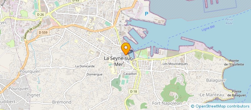 localisation de l'entreprise COMMUNE DE LA SEYNE SUR MER à LA SEYNE-SUR-MER
