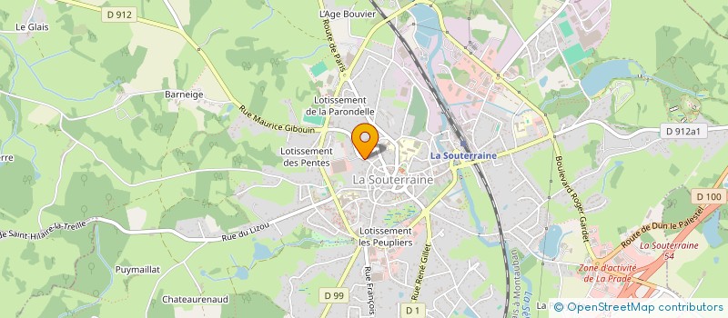 localisation de l'entreprise COMMUNE DE LA SOUTERRAINE à LA SOUTERRAINE
