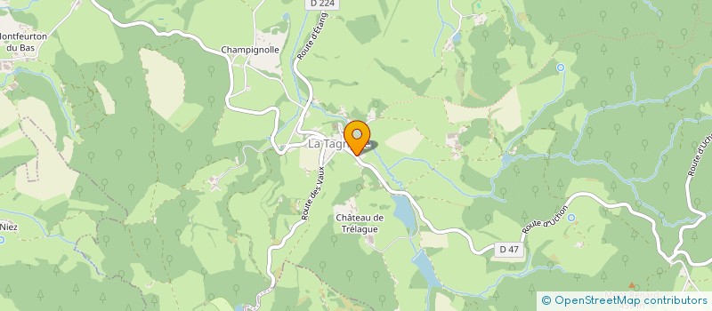 localisation de l'entreprise COMMUNE DE LA TAGNIERE  LA TAGNIERE