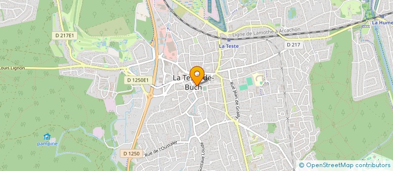 localisation de l'entreprise COMMUNE DE LA TESTE DE BUCH  LA TESTE-DE-BUCH