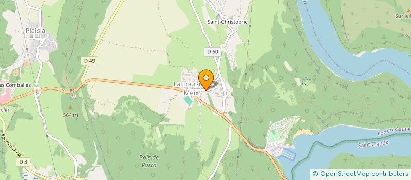 localisation de l'entreprise COMMUNE DE LA TOUR-DU-MEIX  LA TOUR-DU-MEIX