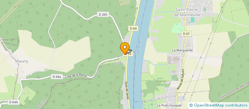 localisation de l'entreprise COMMUNE DE LA TRINITE DE THOUBERVILLE  LA TRINITE DE THOUBERVILLE