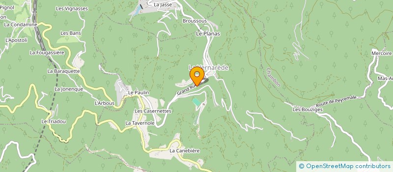 localisation de l'entreprise COMMUNE DE LA VERNAREDE  LA VERNAREDE